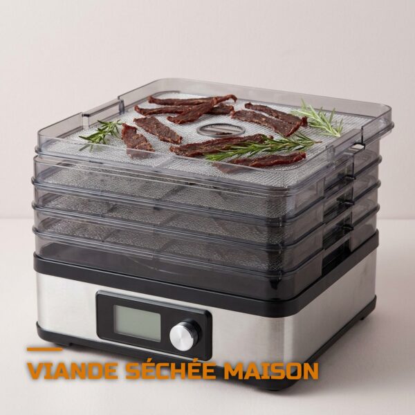 Déshydrateur Alimentaire 5 Plateaux Sans BPA