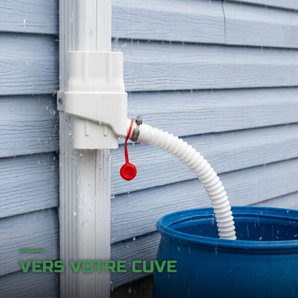 Déviateur d'Eau de Pluie pour Gouttière