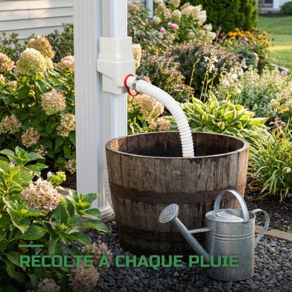 Déviateur d'Eau de Pluie pour Gouttière
