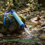 Paille Filtrante de Survie 4 Étapes