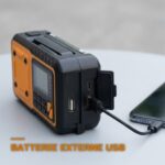 Radio d'Urgence Solaire à Manivelle 5000mAh