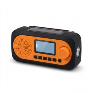 Radio d'Urgence Solaire à Manivelle 5000mAh