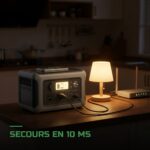 Station d'Énergie Portable 299Wh 600W