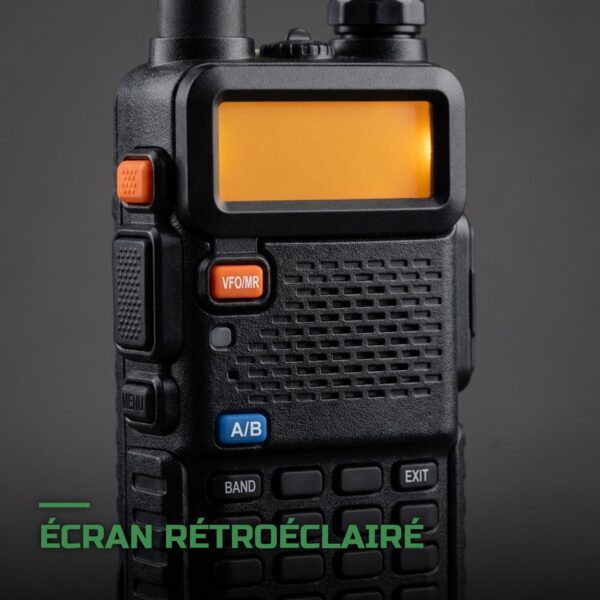 Talkie-Walkie Longue Portée Rechargeable