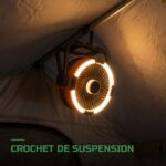 Ventilateur de Camping 20000mAh 6 en 1