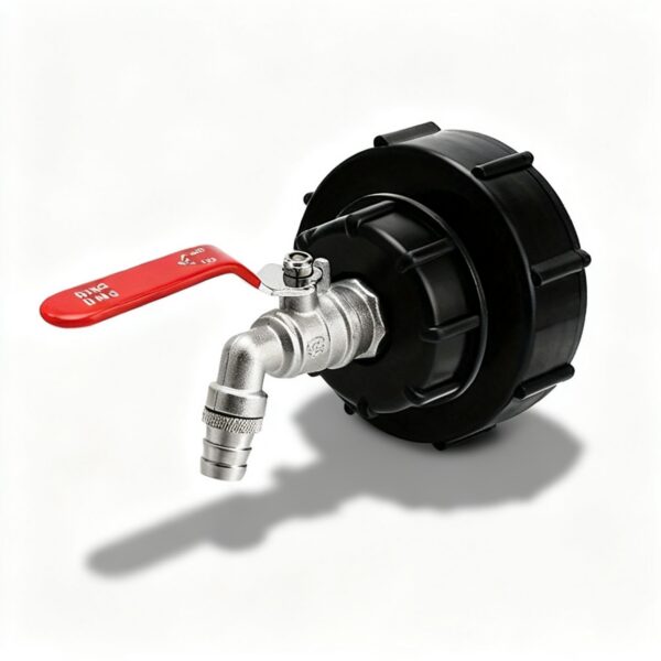 Adaptateur Robinet pour Cuve IBC 1000L Raccord Tuyau d'Arrosage
