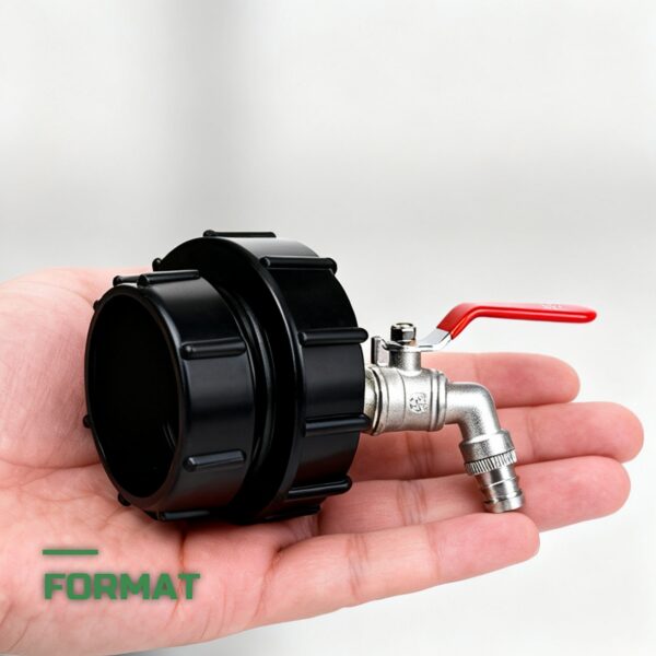 Adaptateur Robinet pour Cuve IBC 1000L Raccord Tuyau d'Arrosage