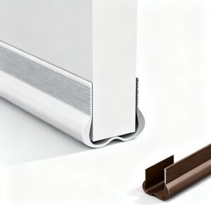 Bande d'Étanchéité Bas de Porte Anti-Froid Coupe-Vent