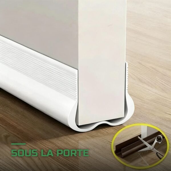 Bande d'Étanchéité Bas de Porte Anti-Froid Coupe-Vent