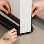Bande d'Étanchéité Bas de Porte Anti-Froid Coupe-Vent