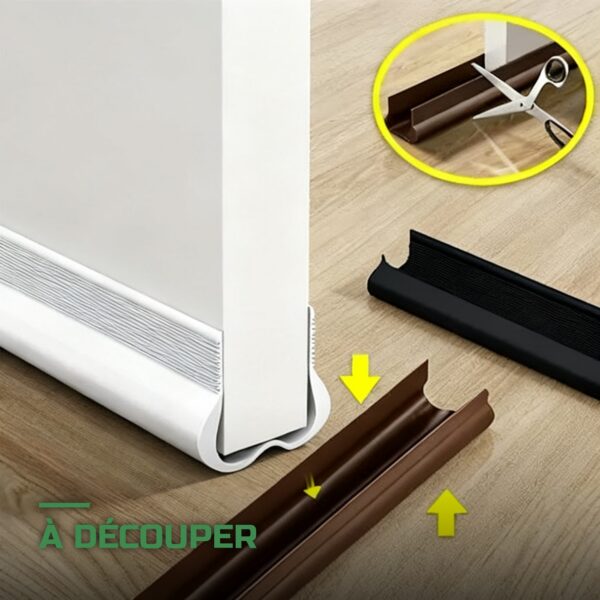 Bande d'Étanchéité Bas de Porte Anti-Froid Coupe-Vent