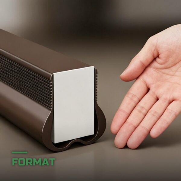 Bande d'Étanchéité Bas de Porte Anti-Froid Coupe-Vent