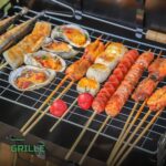 Barbecue Pliable Portable au Charbon pour Camping et Jardin