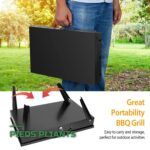 Barbecue Pliable Portable au Charbon pour Camping et Jardin