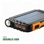Batterie Externe Solaire 20000mAh Étanche IP55