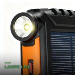 Batterie Externe Solaire 20000mAh Étanche IP55