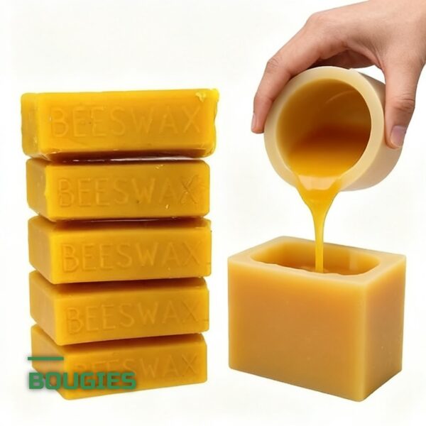 Blocs de Cire d'Abeille Pure Naturelle Bricolage