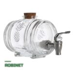 Bocal Distributeur en Verre avec Robinet pour Kombucha et Kéfir