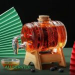 Bocal Distributeur en Verre avec Robinet pour Kombucha et Kéfir