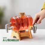 Bocal Distributeur en Verre avec Robinet pour Kombucha et Kéfir