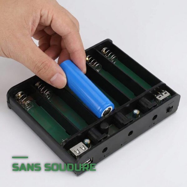 Boîtier UPS 18650 pour Box Internet
