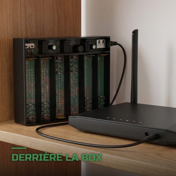 Boîtier UPS 18650 pour Box Internet