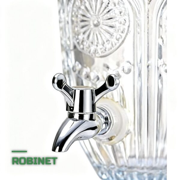 Bonbonne Distributeur en Verre avec Robinet pour Brassage