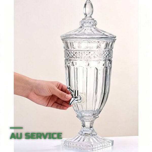 Bonbonne Distributeur en Verre avec Robinet pour Brassage