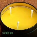 Bougie d'Urgence 36h 3 Mèches en Cire d'Abeille de Survie