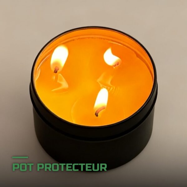 Bougie de Panne de Courant Longue Durée 36h en Pot