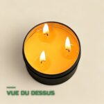 Bougie de Survie 36h Cire d'Abeille 3 Mèches