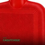 Bouillotte Classique en Caoutchouc Épaisse avec Housse