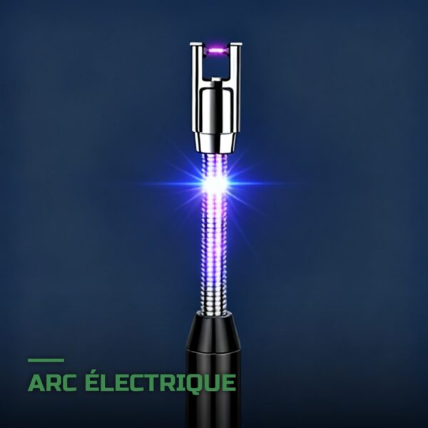 Briquet à Arc Électrique USB Coupe-Vent