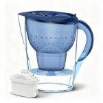 Carafe Filtrante 3,5L au Charbon Actif Alcalin Purificateur d'Eau