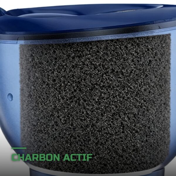 Carafe Filtrante 3,5L au Charbon Actif Alcalin Purificateur d'Eau