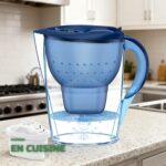 Carafe Filtrante 3,5L au Charbon Actif Alcalin Purificateur d'Eau