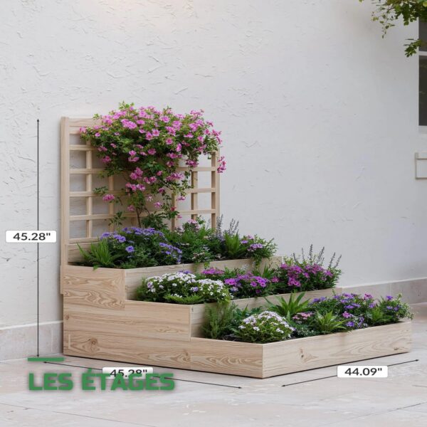 Carré Potager en Bois Surélevé
