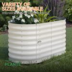 Carré Potager Surélevé en Métal Galvanisé pour Jardin
