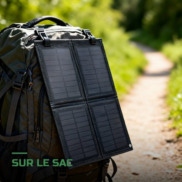 Chargeur Solaire Pliable USB 20W
