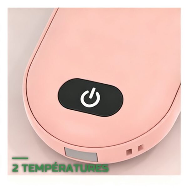 Chauffe-Mains Rechargeable Double Face 2 Températures