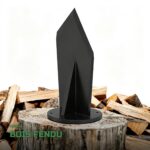 Coin de Fendage de Bûches en Acier au Carbone Portable