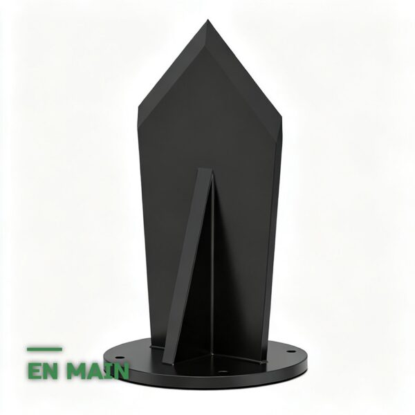 Coin de Fendage de Bûches en Acier au Carbone Portable