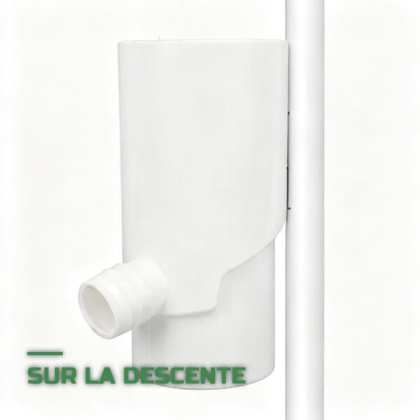 Collecteur Récupérateur d'Eau de Pluie pour Gouttière de Descente