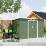 Composteur Rotatif de Jardin à Double Chambre 130L