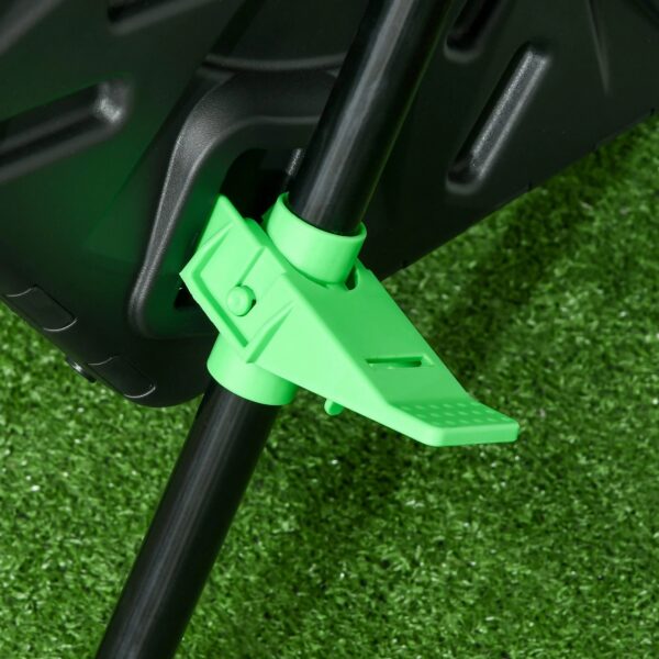 Composteur Rotatif de Jardin à Double Chambre 130L