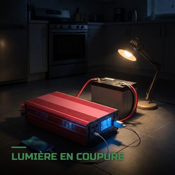 Convertisseur Pur Sinus 12V 1000W