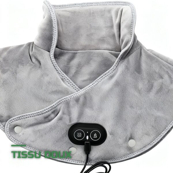 Coussin Chauffant Électrique Cou et Épaules Massage Infrarouge