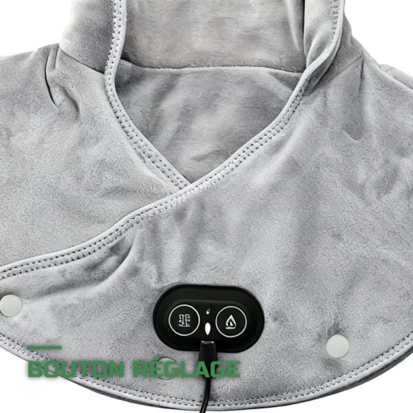 Coussin Chauffant Électrique Cou et Épaules Massage Infrarouge