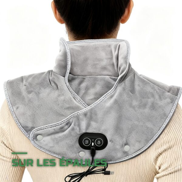 Coussin Chauffant Électrique Cou et Épaules Massage Infrarouge