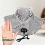 Coussin Chauffant Électrique Cou et Épaules Massage Infrarouge